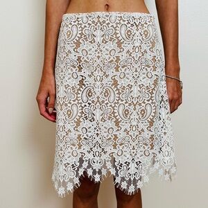 For Love & Lemons Mini Lace Skirt Boho